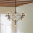 Load image into Gallery viewer, Farmhouze Lighting-Farmhouse Globe Shade Glass Chandelier-Chandelier-Default Title-