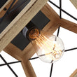 Load image into Gallery viewer, Farmhouze Lighting-Farmhouse Square Cage Flush Mount Ceiling Light-Ceiling Light-Brown-