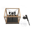 Load image into Gallery viewer, Farmhouze Lighting-Farmhouse Trapezoid Hanging 4 Light Chandelier-Chandelier-Brown-