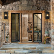 Load image into Gallery viewer, 1-Light Black Square Glass Lantern Outdoor Wall Sconce
