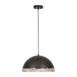 Load image into Gallery viewer, 1-Light Industrial Dark Black Bronze Iron Dome Ktichen Pendant
