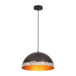 Load image into Gallery viewer, 1-Light Industrial Dark Black Bronze Iron Dome Ktichen Pendant
