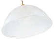Load image into Gallery viewer, Scandinavian 1-Light Striped Glass Dome Kitchen Pendant
