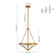 Load image into Gallery viewer, Diamond Rustic Vintage Brass Textured Glass Cage Pendant
