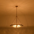 Load image into Gallery viewer, Diamond Rustic Vintage Brass Textured Glass Cage Pendant
