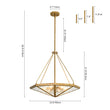 Load image into Gallery viewer, Diamond Rustic Vintage Brass Textured Glass Cage Pendant
