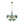 Load image into Gallery viewer, 6-Light Dimmable Cluster Glass Globe Green Bubble Chandelier
