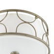 Load image into Gallery viewer, Antique Round White Fabric Drum Lantern Ceiling Light
