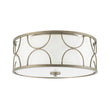 Load image into Gallery viewer, Antique Round White Fabric Drum Lantern Ceiling Light
