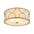Load image into Gallery viewer, Antique Round White Fabric Drum Lantern Ceiling Light
