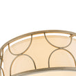Load image into Gallery viewer, Antique Round White Fabric Drum Lantern Ceiling Light
