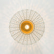 Load image into Gallery viewer, Vintage Luxe 1-Light Faceted Crystal Sphere Cage Semi Flush
