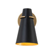 Load image into Gallery viewer, Mid-Century 1-Light Metal Adjutable Cone Wall Light
