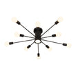 Load image into Gallery viewer, Modern Linear Sputnik Semi Flush Mount Ceiling Light
