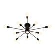 Load image into Gallery viewer, Modern Linear Sputnik Semi Flush Mount Ceiling Light
