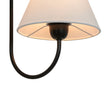 Load image into Gallery viewer, Vintage White Fabric Shade 2-Light Vanity Wall Sconce
