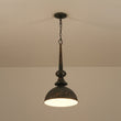 Load image into Gallery viewer, French Vintage 1-Light Weathered Metal Dome Kitchen Pendant
