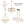 Load image into Gallery viewer, Glam Glass Flower Vine Gold Cage Semi Flush Ceiling Light
