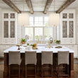 Load image into Gallery viewer, Bohemian 3-Light Round Fabric Pleated Drum Lantern Pendant
