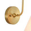 Load image into Gallery viewer, Boho Farmhouse Single Beige Fabric Goose Arm Wall Light
