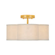 Load image into Gallery viewer, French Country Quatrefoil Scalloped Fabric Ceiling Light
