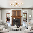 Load image into Gallery viewer, Modern Linear Sputnik Semi Flush Mount Ceiling Light
