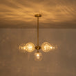 Load image into Gallery viewer, Modern Tiered Water Glass Globe Round Sputnik Chandelier
