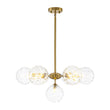 Load image into Gallery viewer, Modern Tiered Water Glass Globe Round Sputnik Chandelier
