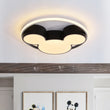 Load image into Gallery viewer, Cartoon Kids Light Dimmable LED Mouse Semi Flush Mount
