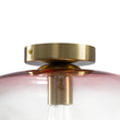 Load image into Gallery viewer, Scandinavian 1-Light Ombre Colored Glass Round Semi Flush
