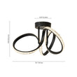 Load image into Gallery viewer, Contemporary Designer Twisted Strip Dimmable LED Ceiling Light
