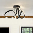 Load image into Gallery viewer, Contemporary Designer Twisted Strip Dimmable LED Ceiling Light
