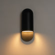 Load image into Gallery viewer, Contemporary Simple Black Metal Oval Outdoor Wall Light
