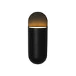 Load image into Gallery viewer, Contemporary Simple Black Metal Oval Outdoor Wall Light

