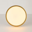 Load image into Gallery viewer, Dimmable LED Round Gold Milky White Glass Flush Mount Light

