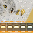 Load image into Gallery viewer, Dimmable LED Round Gold Milky White Glass Flush Mount Light
