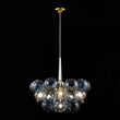 Load image into Gallery viewer, Dimmable Cluster Dusty Blue Glass Globe Bubble Chandelier
