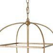 Load image into Gallery viewer, Farmhouse 4-Light Vintage Aged Brass Metal Square Cage Pendant

