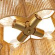 Load image into Gallery viewer, Farmhouse Coastal Woven Rope Quatrefoil Scalloped Ceiling Light
