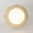 Load image into Gallery viewer, Farmhouse Beige Carved Resin LED Flush Mount Ceiling Light
