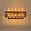 Load image into Gallery viewer, Farmhouse Rectangle Wood Cage Semi Flush Kitchen Island Light
