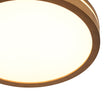 Load image into Gallery viewer, Farmhouse Walnut Dimmable LED Round Flush Mount Light
