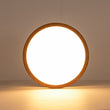 Load image into Gallery viewer, Farmhouse Walnut Dimmable LED Round Flush Mount Light

