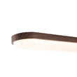Load image into Gallery viewer, Farmhouse Walnut Grain Dimmable LED Long Oval Flush Mount Light
