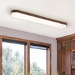 Load image into Gallery viewer, Farmhouse Walnut Grain Dimmable LED Long Oval Flush Mount Light
