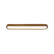 Load image into Gallery viewer, Farmhouse Walnut Wooden Dimmable LED Long Oval Ceiling Light
