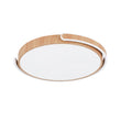 Load image into Gallery viewer, Farmhouse Wood Grain Dimmable LED Round Flush Mount
