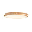 Load image into Gallery viewer, Farmhouse Wood Grain Dimmable LED Round Flush Mount
