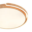 Load image into Gallery viewer, Farmhouse Wood Grain Dimmable LED Round Flush Mount
