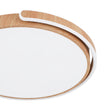 Load image into Gallery viewer, Farmhouse Wood Grain Dimmable LED Round Flush Mount
